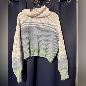 Cropped Turtleneck Sweater
